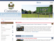 Tablet Screenshot of comune.capannori.lu.it